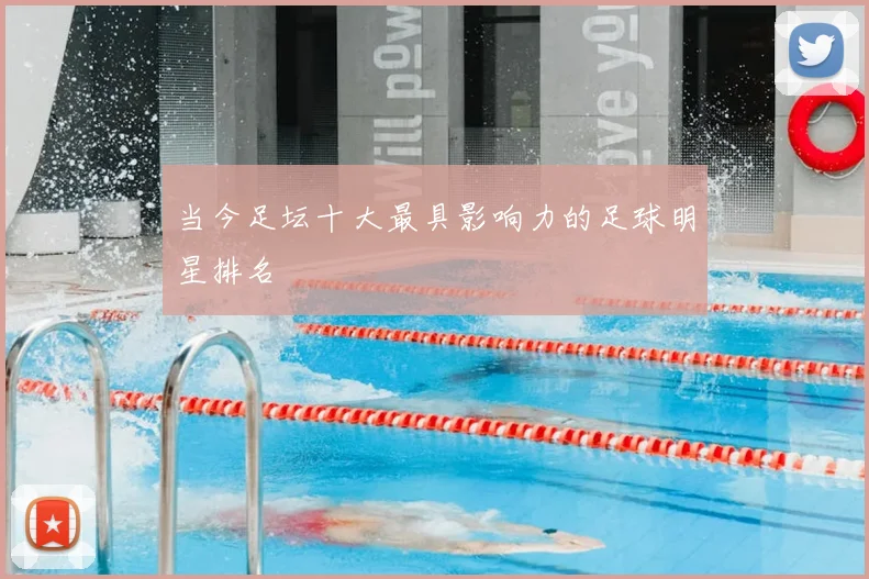 当今足坛十大最具影响力的足球明星排名