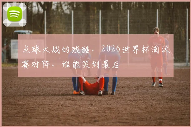 点球大战的残酷,2026世界杯淘汰赛对阵,谁能笑到最后
